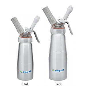 Whip It - Sterling 1/4L Dispenser - Silver